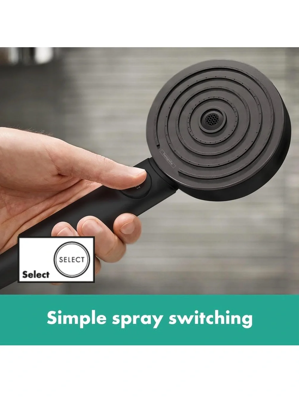 hansgrohe Pulsify 6-inch Handheld Shower Head Set